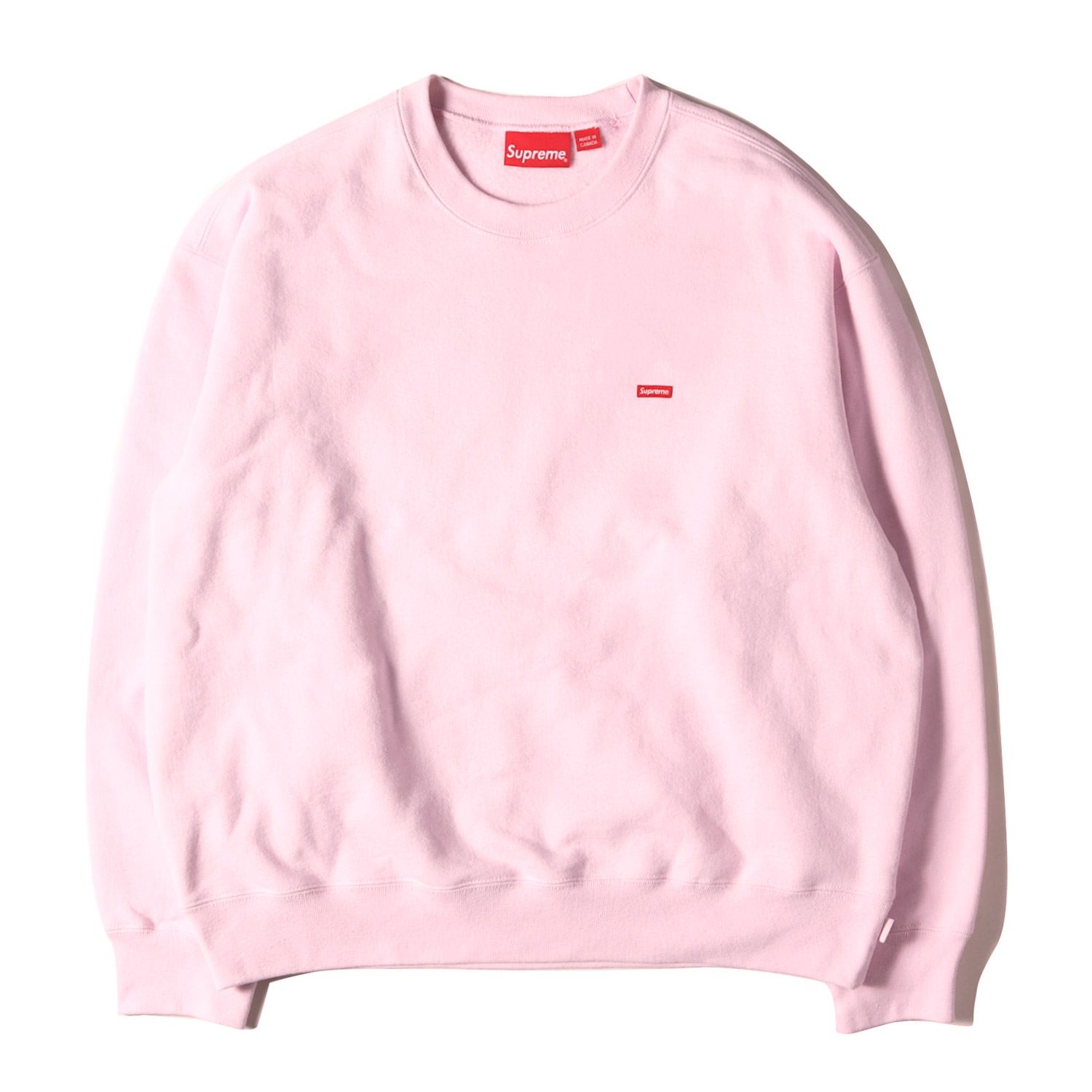 Supreme シュプリーム クルーネックスウェット ピンク 美品 Supreme 