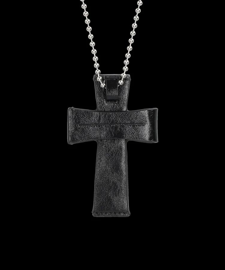 正規品【 SCULPTOR 】Cross Leather Strap Wallet Black / Ivory