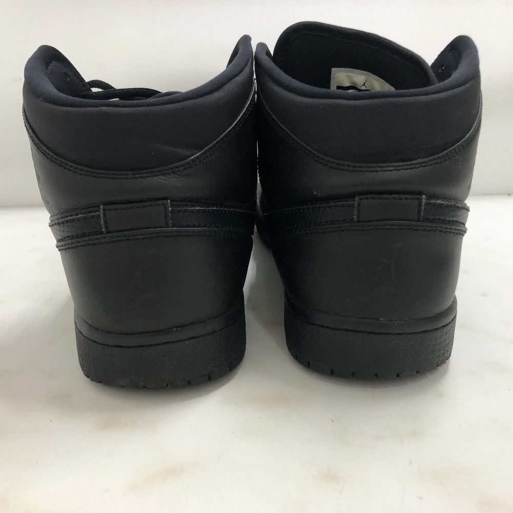 02w17598 ナイキ NIKE AIR JORDAN 1 RETRO MID ブラック 黒 27.5