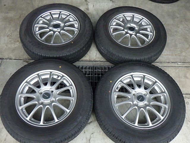 231-699 ECO FORME アルミホイール＆ラジアルタイヤ 185 70R14 2020年 ４本セット