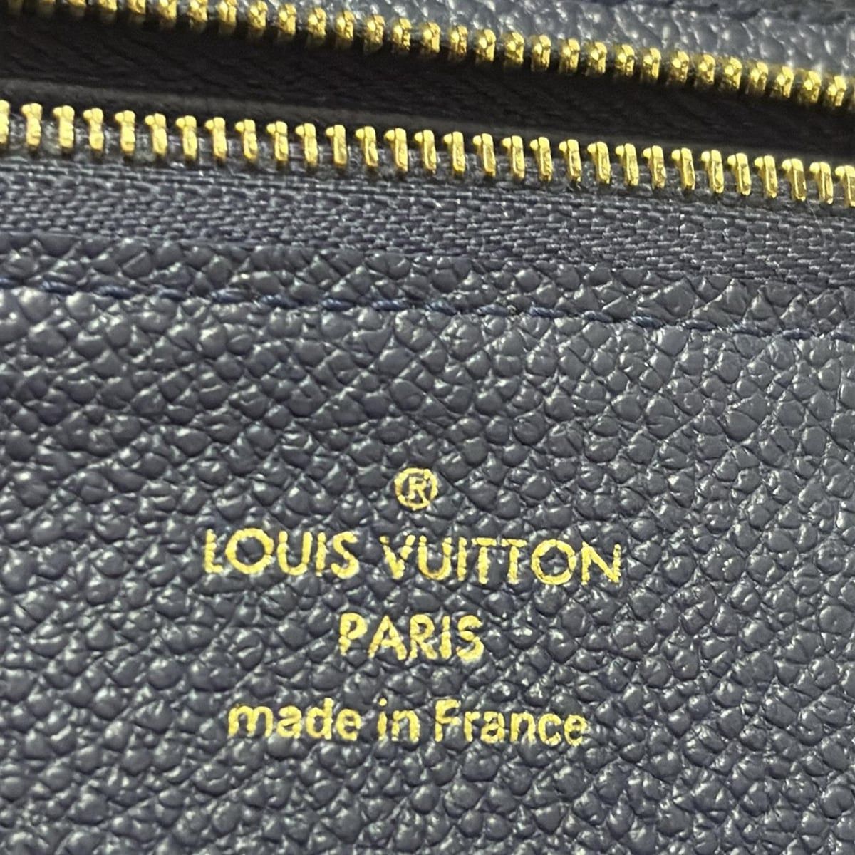 LOUIS VUITTON 二つ折り財布 ブラック/ブルー ルイヴィトン 二つ折り財布 モノグラム・デニム ポルトフォイユ