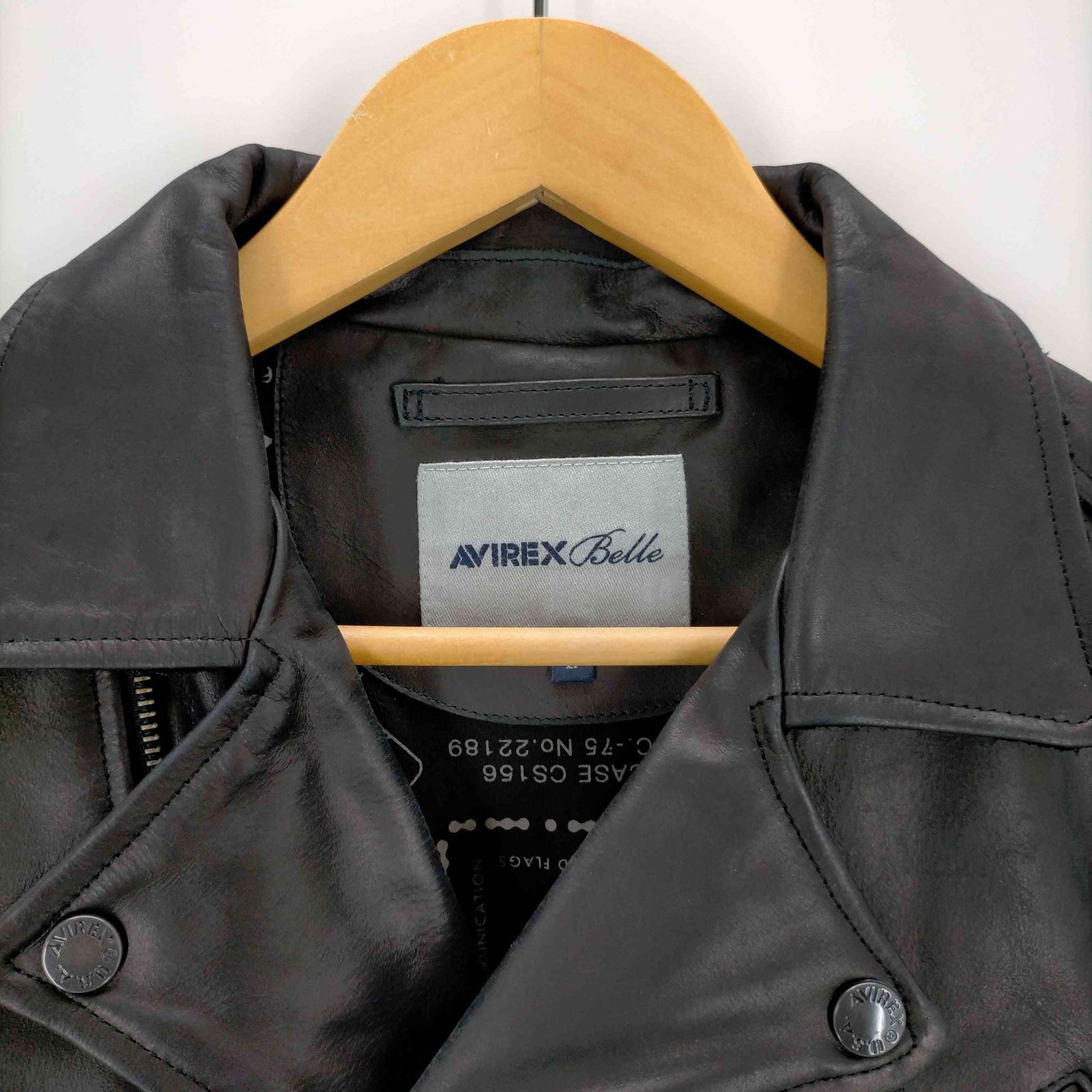 アヴィレックス AVIREX BELLE COW DOUBLE RIDERS JACKET カウ ダブル 