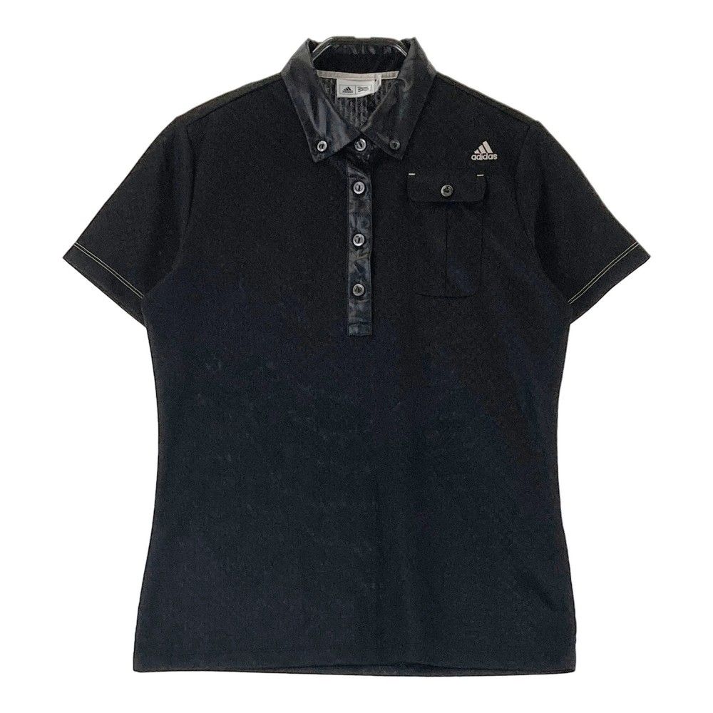 adidas ブラック 半袖　ポロシャツ　ゴルフ サイズ： ADIDAS GOLF アディダスゴルフ N60593 半袖ポロシャツ