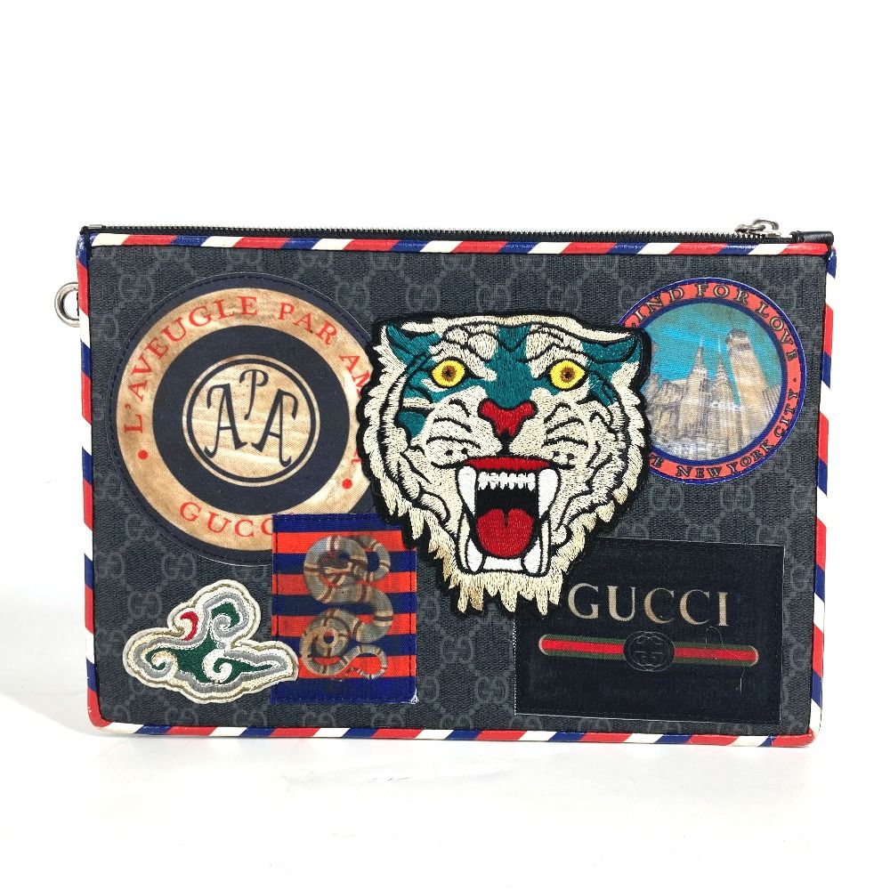 GUCCI グッチ クラッチバッグ ナイトクーリエ GGスプリーム 496346 GGスプリームキャンバス