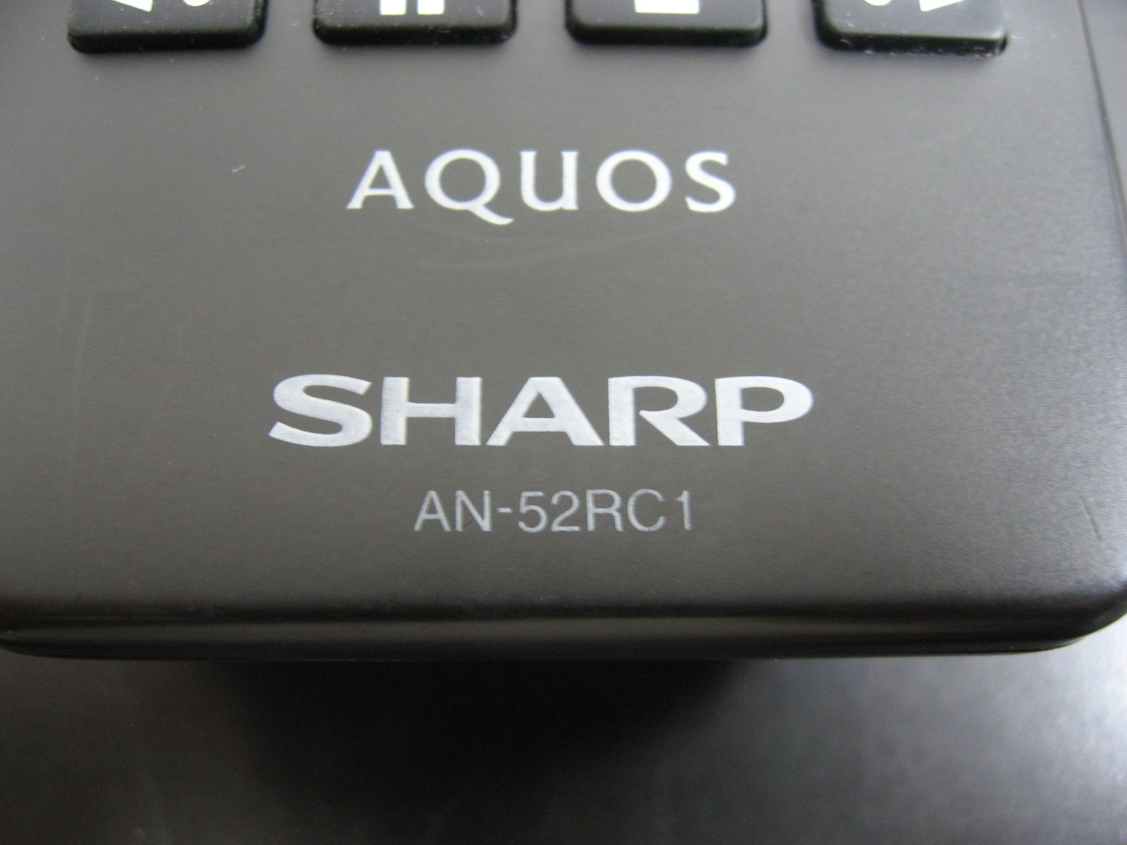 1573☆シャープ(SHARP) テレビリモコンAN-52RC1 - メルカリ