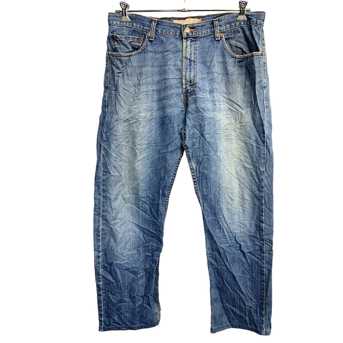 Levi's 505 デニムパンツ W36 リーバイス レギュラーフィット ビッグサイズ ブルー コットン メキシコ製 古着卸 アメリカ仕入 2404-59