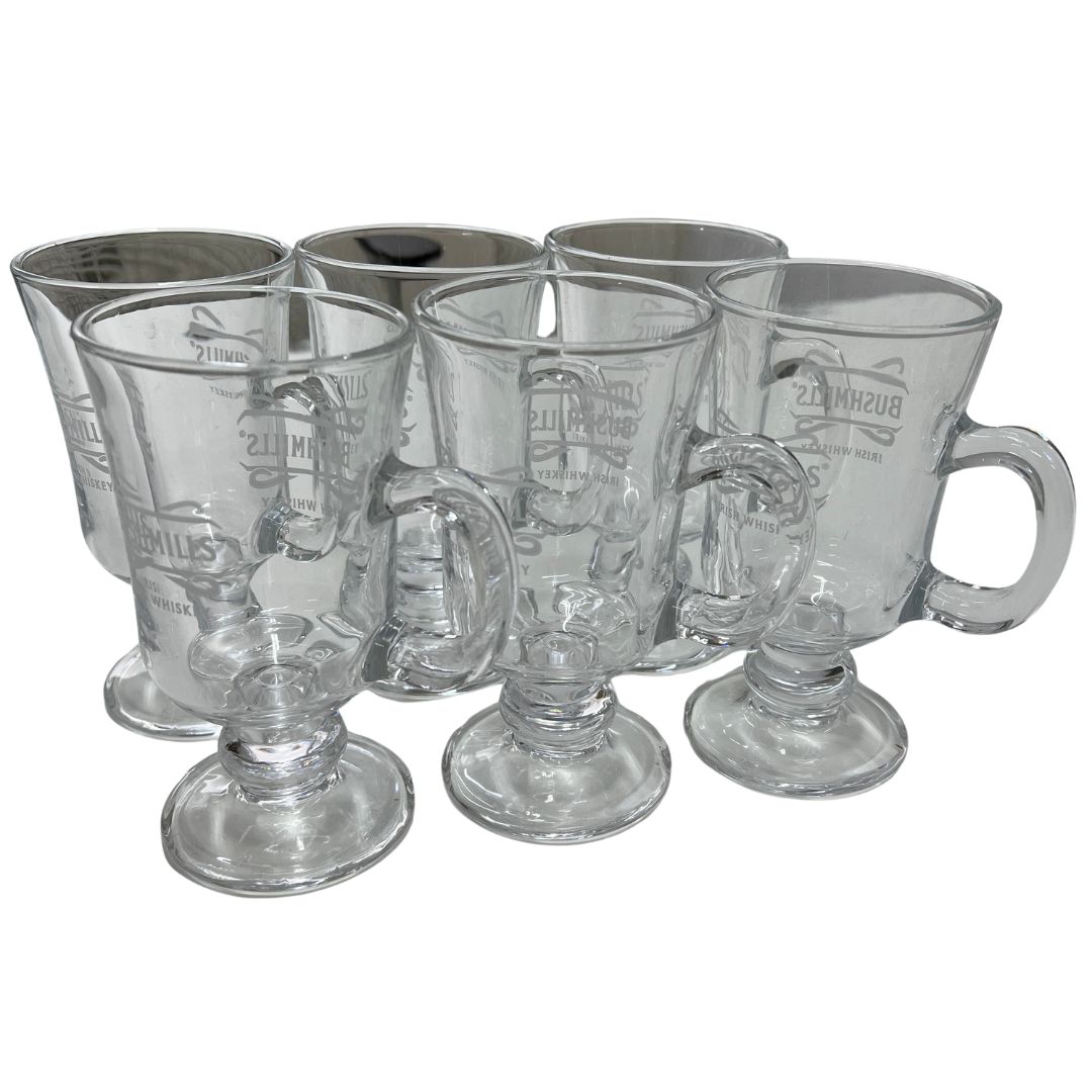 bushmills ブッシュミルズ アイリッシュコーヒーグラス 6個