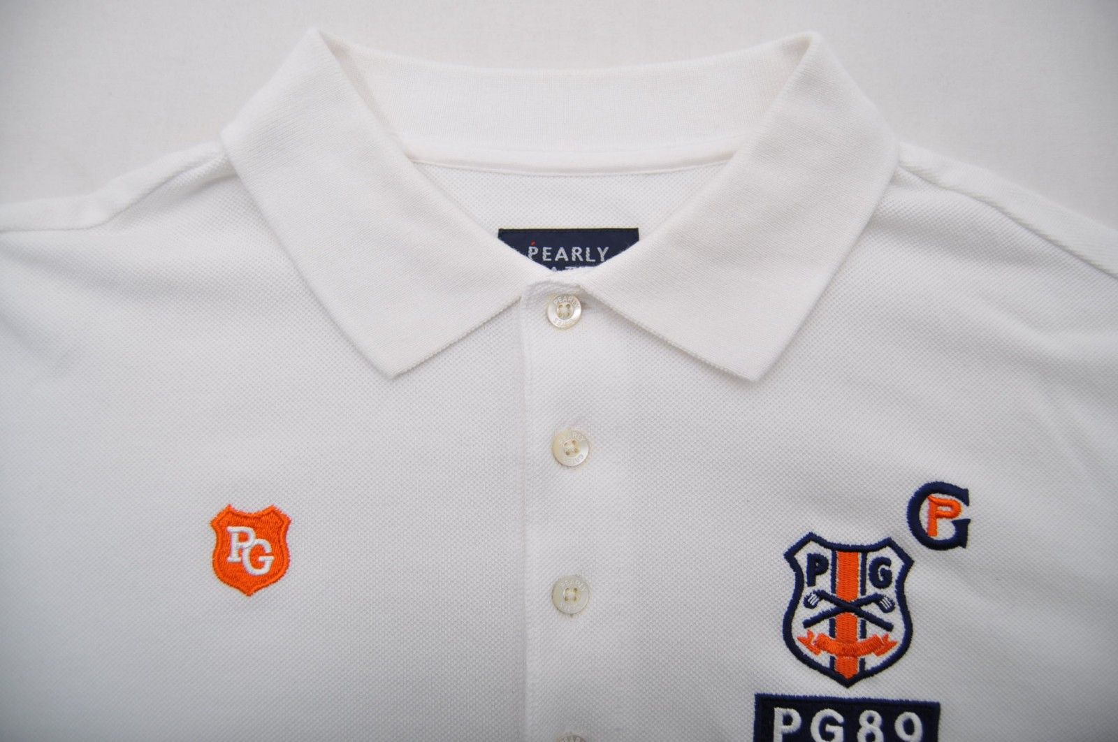 中古 メンズ パーリーゲイツ PEARLY GATES 半袖ポロシャツ 5(L) 白