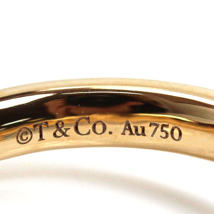 TIFFANY&Co. ティファニー K18PG ピンクゴールド Tワン ダイヤ リング  