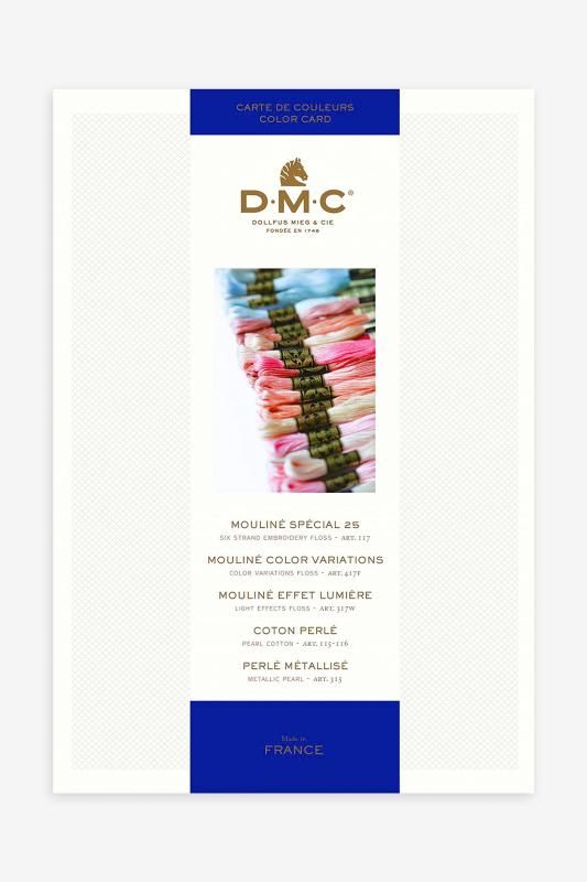 ディーエムシー DMC 刺繍糸 色見本帳 実物見本付き W100B
