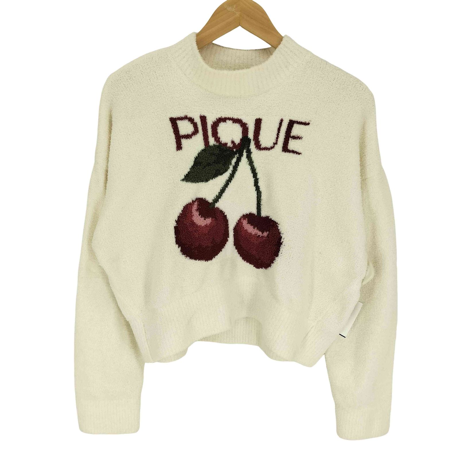 【極美品】ジェラートピケ チェリージャガード　プルオーバー gelato pique（ジェラートピケ）の「チェリージャガードプル