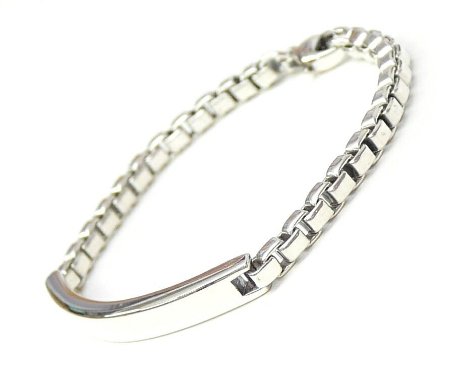 専用 送料無料♪TIFFANY ブレスレット ベネチアンリンクID SV925