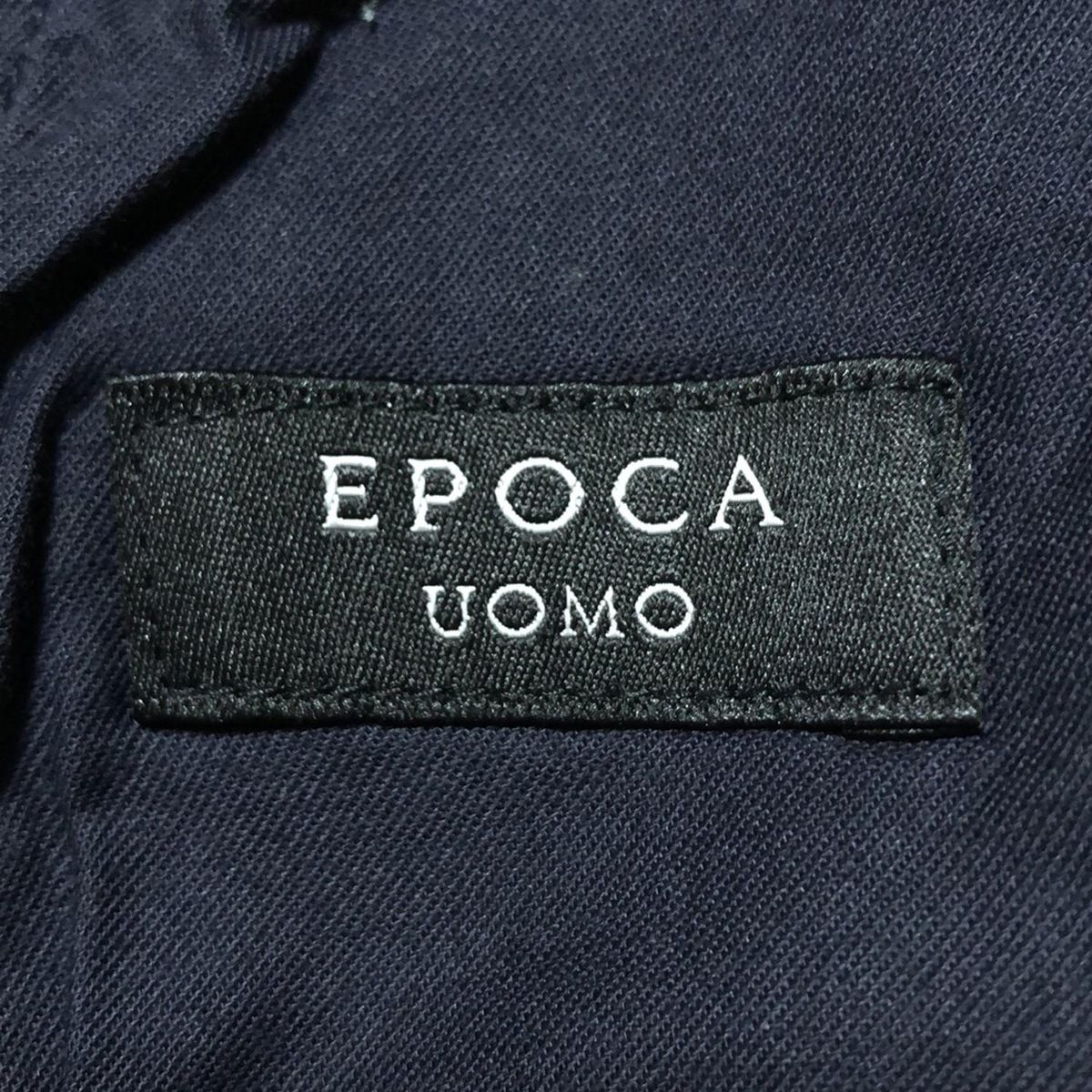 エポカウォモ新品 ダークブルー スラックス　48 L EPOCA UOMO(エポカ ウォモ) パンツ サイズ48 XL メンズ - ダーク