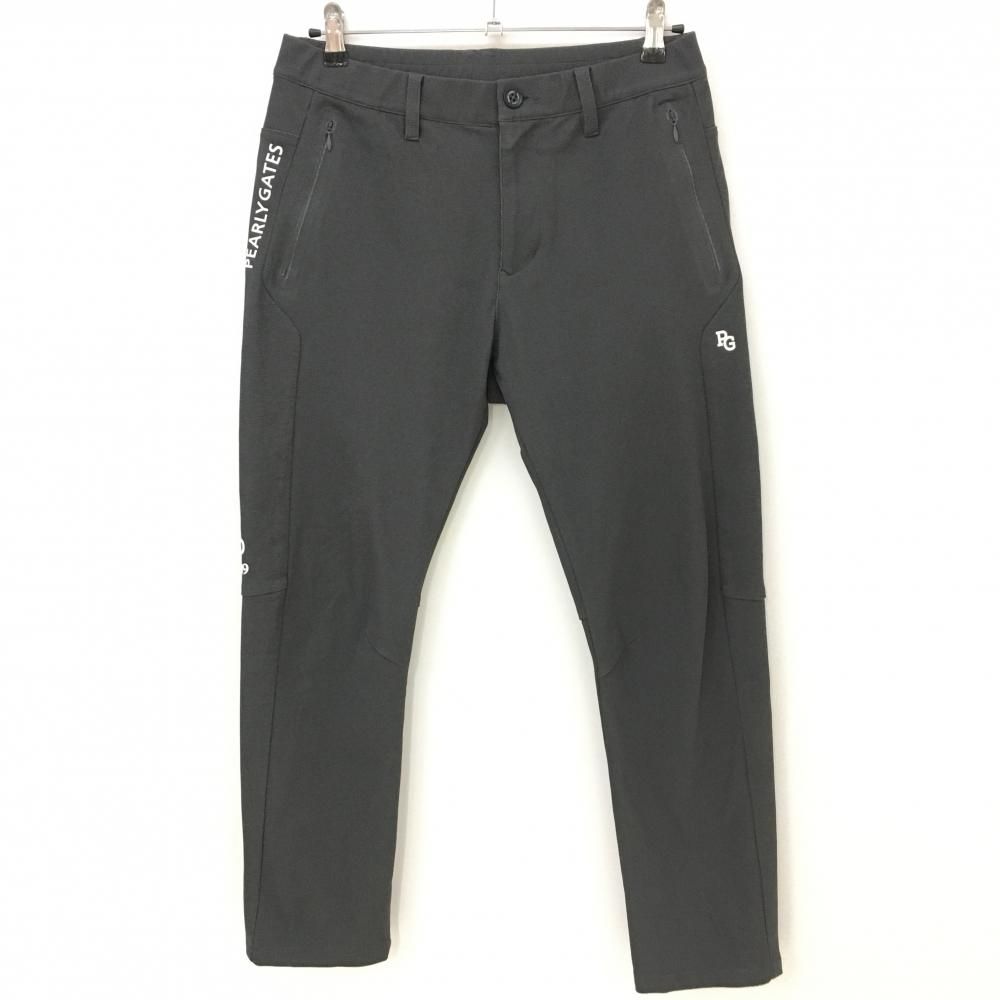 パーリーゲイツ ストレッチパンツ グレー ジップポケット メンズ 4 M ゴルフウェア 2025年モデル PEARLY GATES