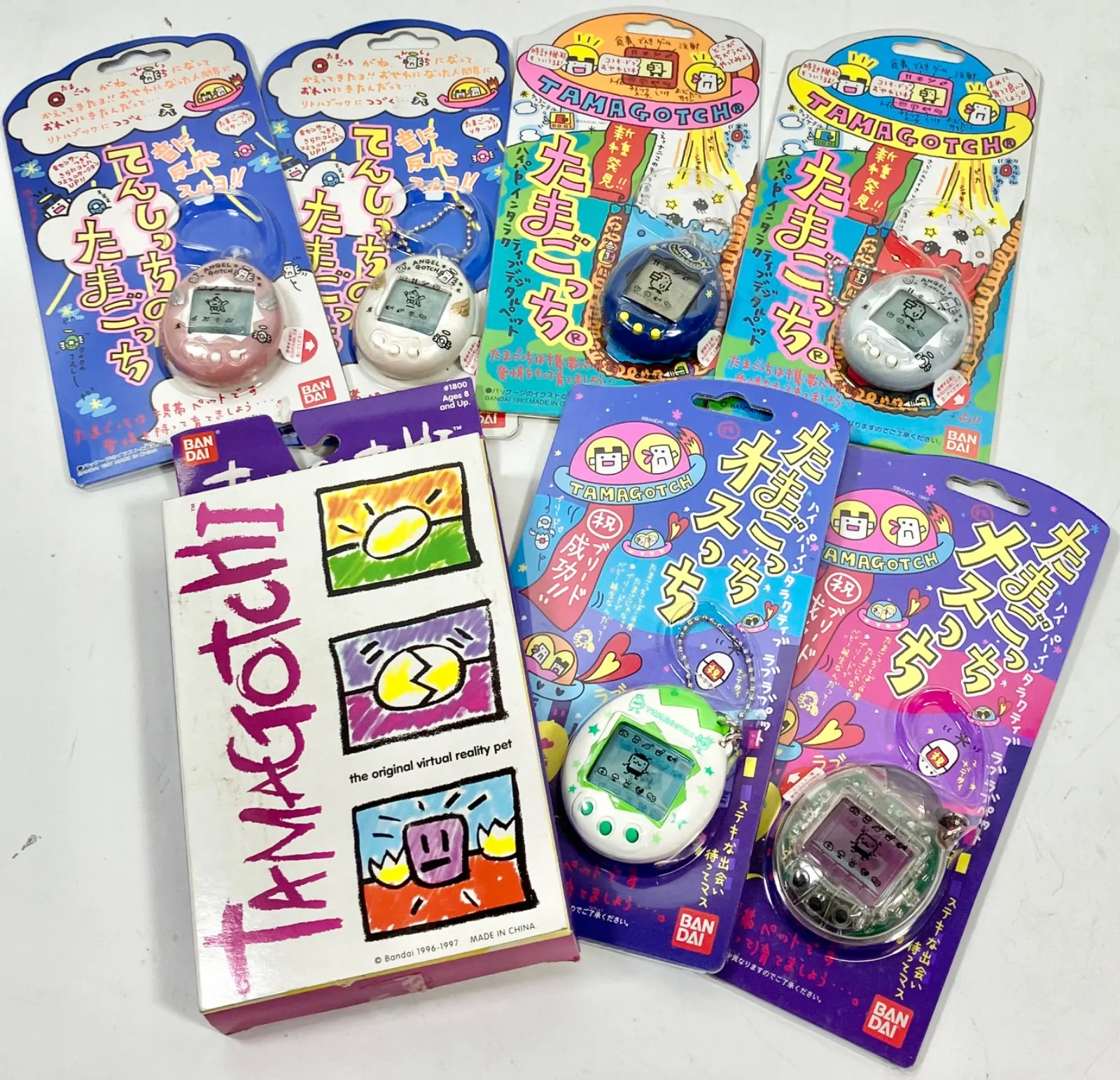 たまごっち.初代.新種発見.オスっち.メスっち.6点まとめ.未使用 初代