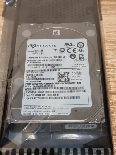 Seagate ST 900MM0168， 900GB Enterprise Permance  10K HDD SAS 2.5