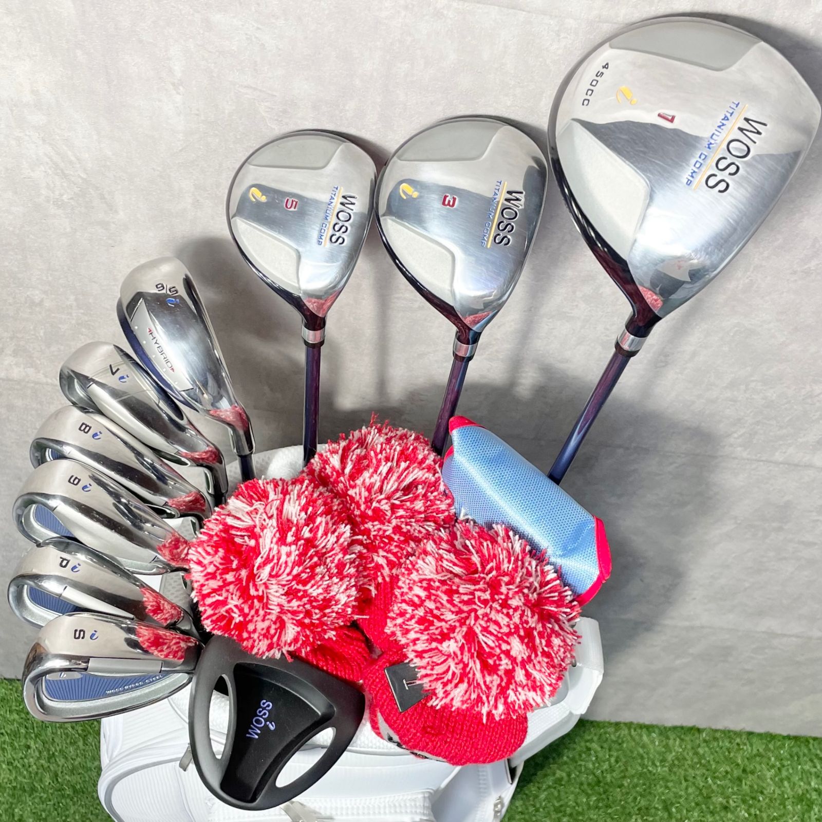 WOSS ゴルフキャディバッグ レディス WOSS ゴルフキャディバッグ レディス