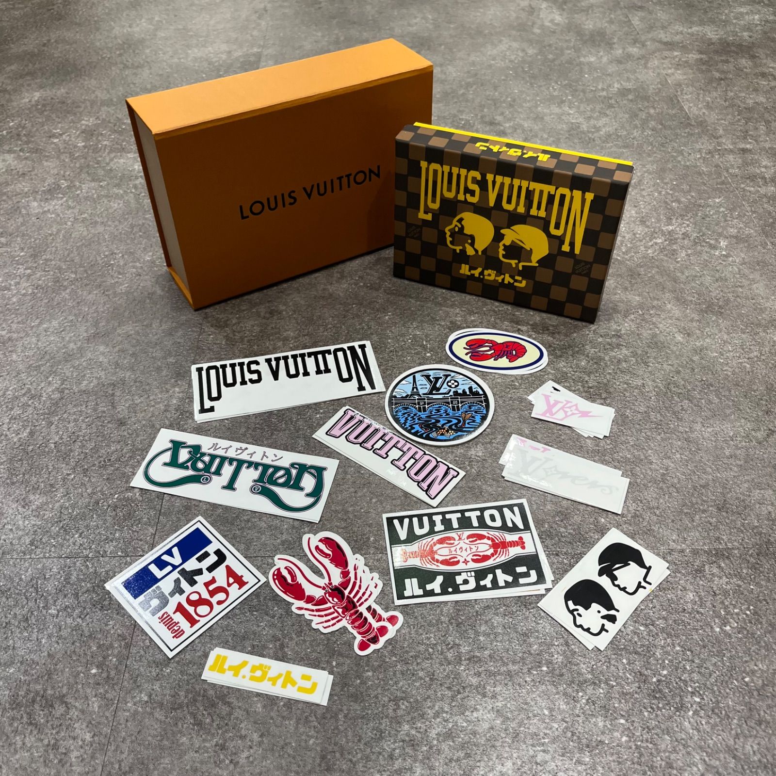 ルイ・ヴィトン、未開封、グラフィティスタイル ステッカーセット、非売品 未使用品 LOUIS VUITTON × NIGO ステッカーセット シール ルイ