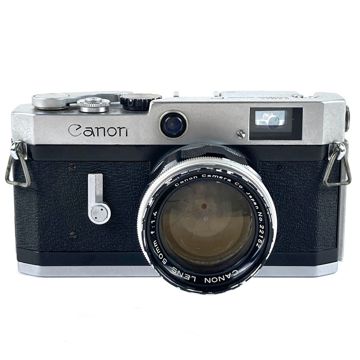 【ジャンク品】Canon P フィルムカメラ レザーケース付き ジャンク品】Canon P フィルムカメラ レザーケース付き