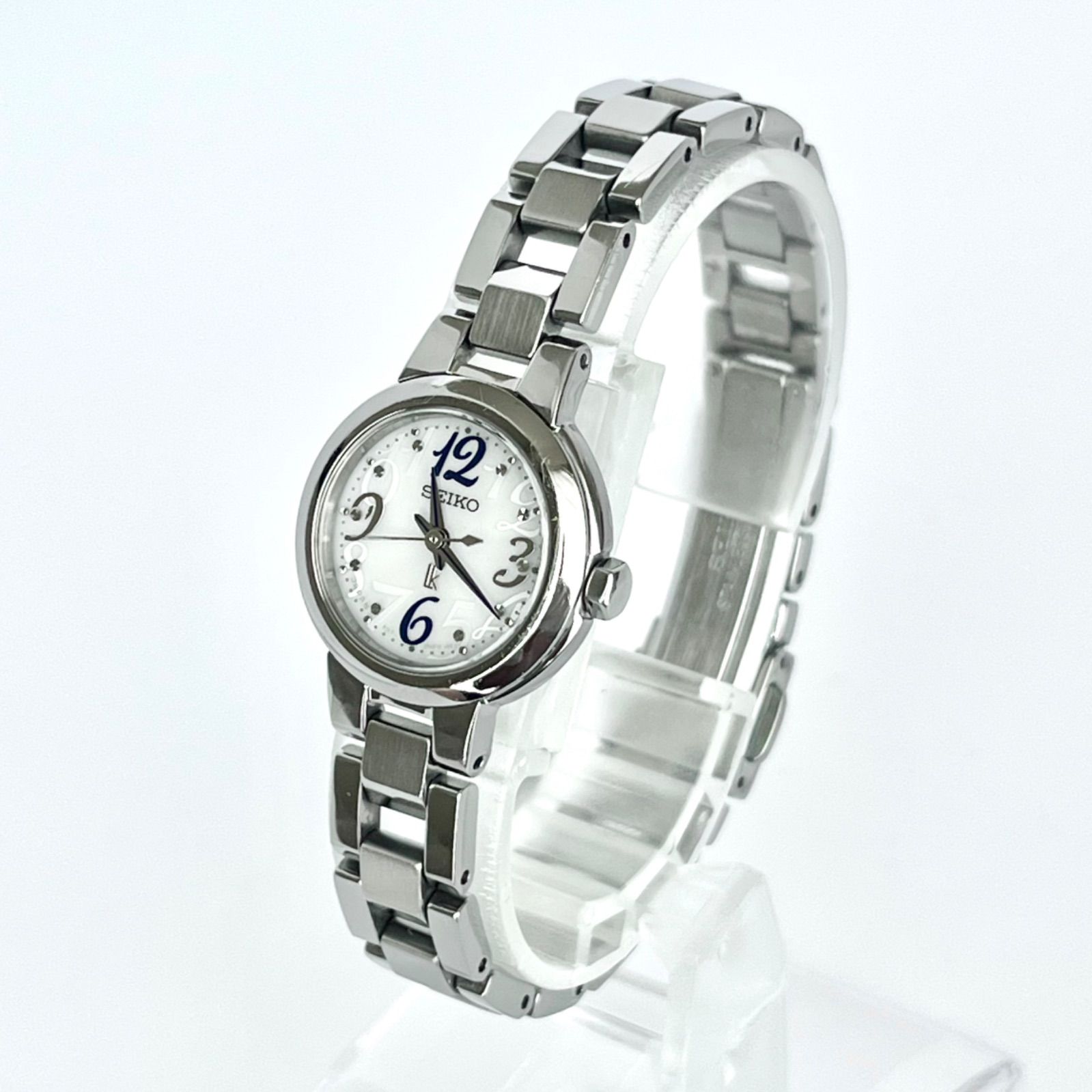 【美品】セイコー ルキア レディース腕時計 SEIKO LUKIA 稼働品 セイコー ルキア レディース腕時計 ネイビー文字盤