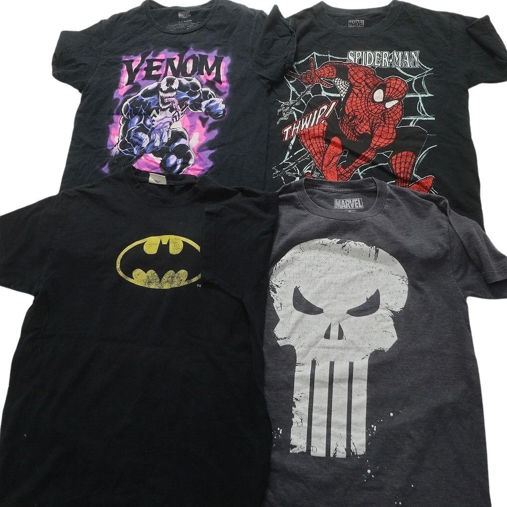 マーベル　DC まとめうり 古着卸 まとめ売り マーベル DCコミック 半袖Tシャツ 16枚セット