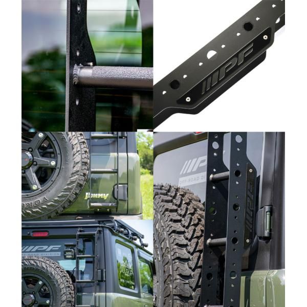 ジムニーシエラ JB74W スズキ 設計 リアラダー はしご EXP 組立不要 EXL-01 アルミ製 IPF E1E1 BRIGHTFACE_UK