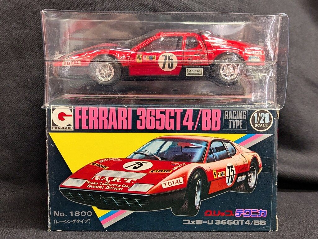 永大 グリップテクニカ1/28 フェラーリ365GT4/BB (レーシング