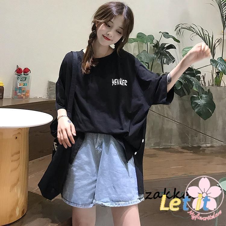 tシャツ Tシャツ レディース カットソー 綿 トップス 夏服 夏トップス