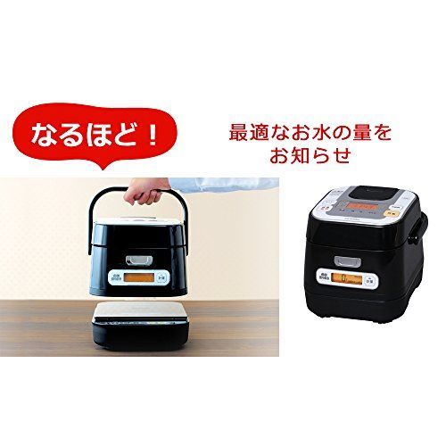 アイリスオーヤマ 銘柄量り炊きIHジャー炊飯器 3合 RC-IA30-B