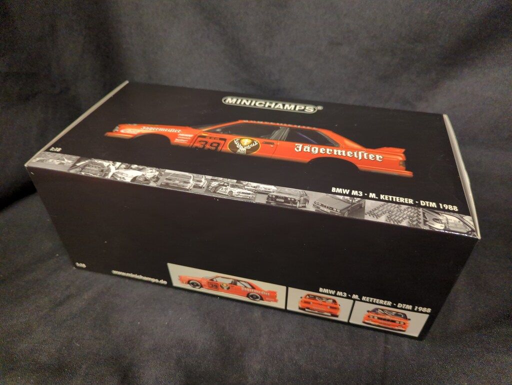 Paul'sModelArt 1/18 MINICHAMPS BMW M3 M.KETTERER DTM 1988 #39