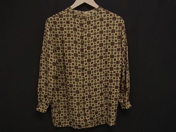 □美品□GIORGIO ARMANI ジョルジオアルマーニ シルク100% 総柄