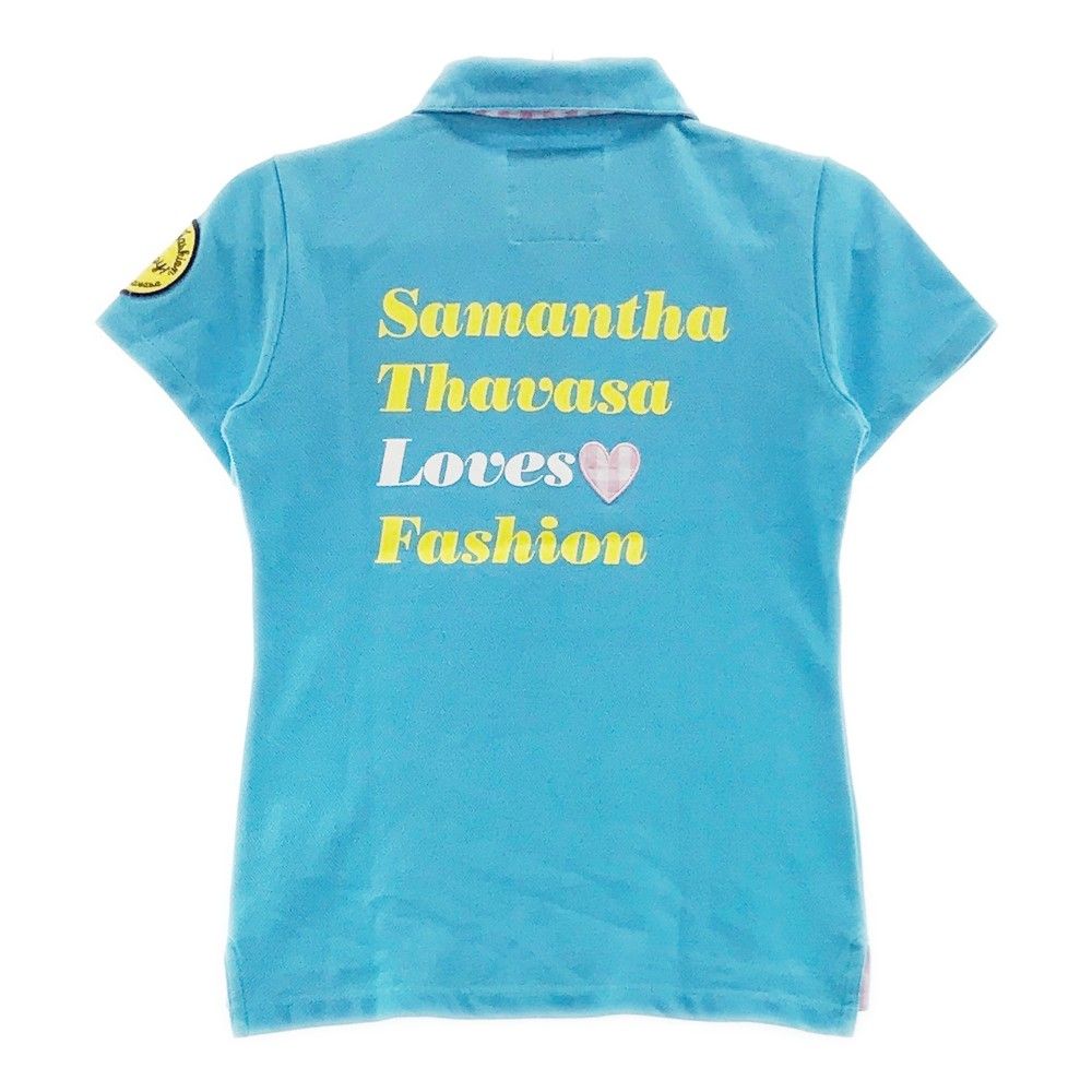 サイズ：S SAMANTHA THAVASA サマンサタバサ UNDER25 半袖ポロシャツ