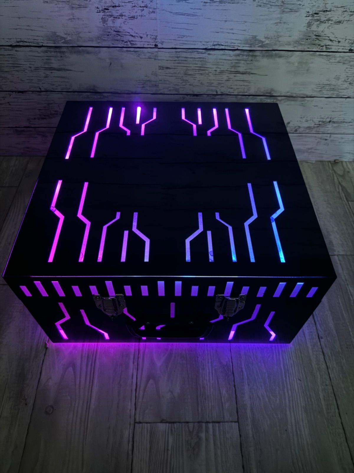 LEDシャンパンケース 光るアタッシュケース 名入れ可 オーダーメイド 