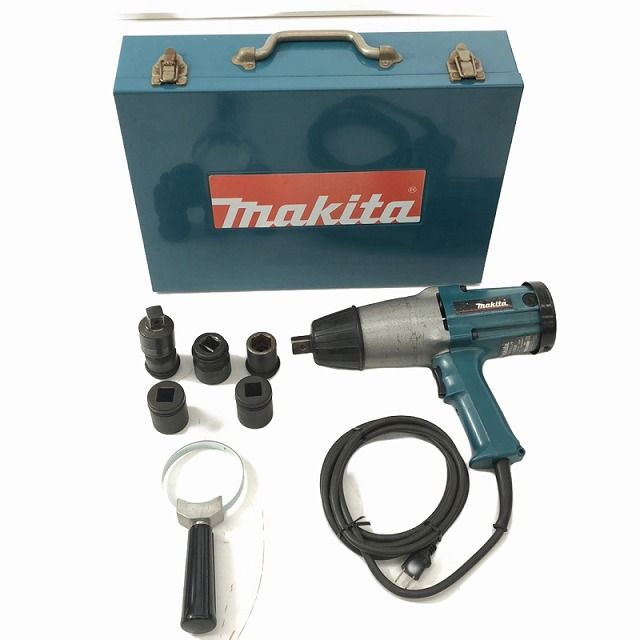 ☆中古品☆makita マキタ 100V インパクトレンチ モデル 6906 ケース付 