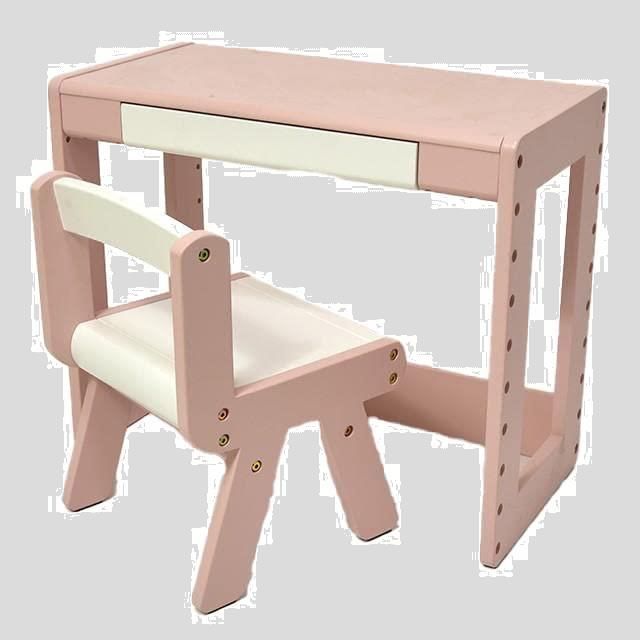 Kidzoo(キッズー) スタディーセット ピンク リビング学習 デスクセット KDS-3004 キッズーシリーズ