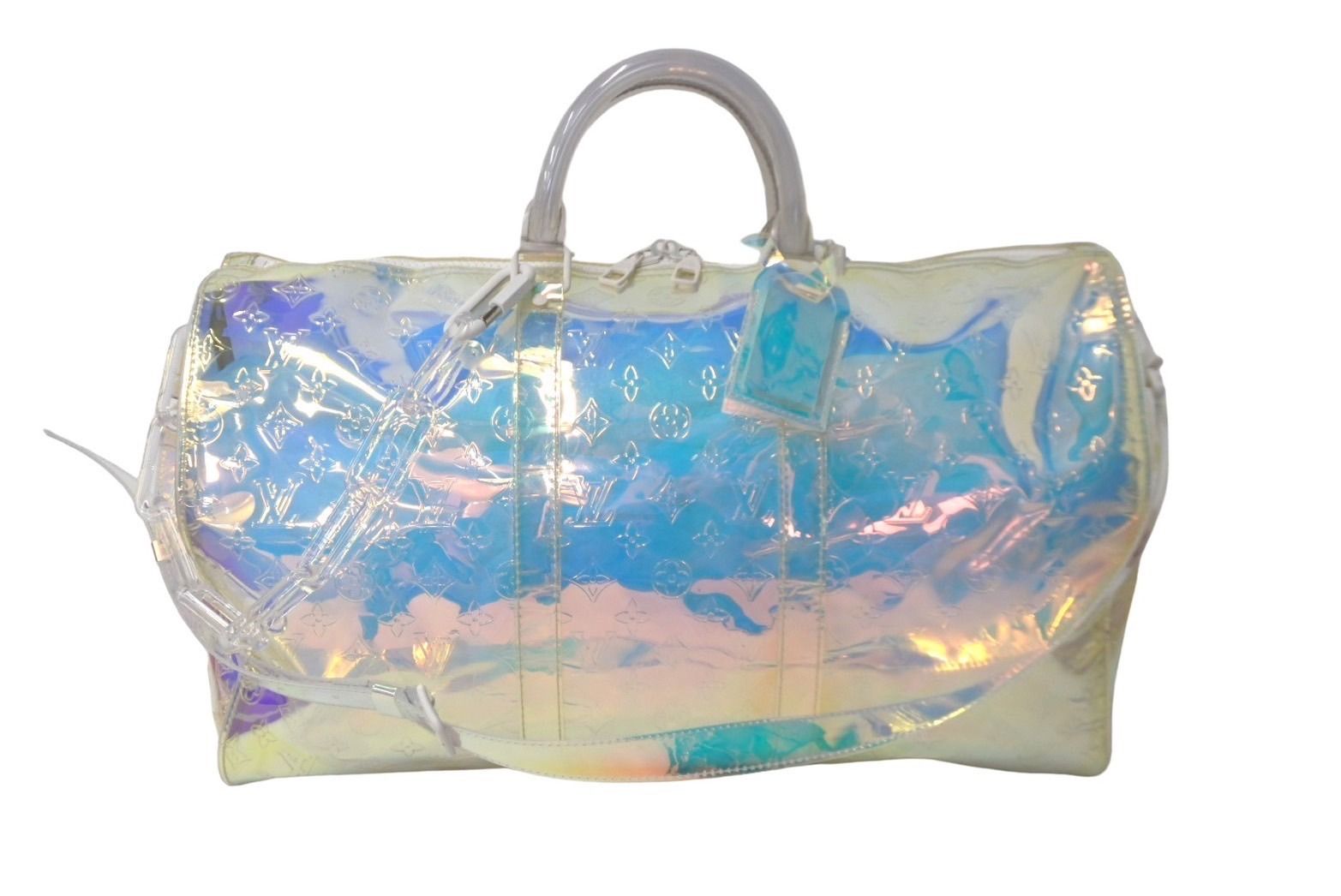 LOUIS VUITTON ルイヴィトン モノグラムプリズム キーポルバンド