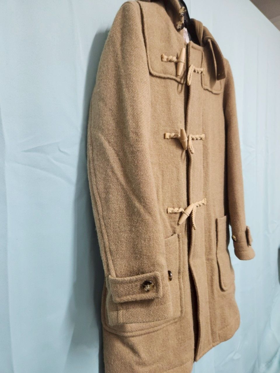 BEAMS+ × Harris Tweed ダッフルコート キャメル Sサイズ