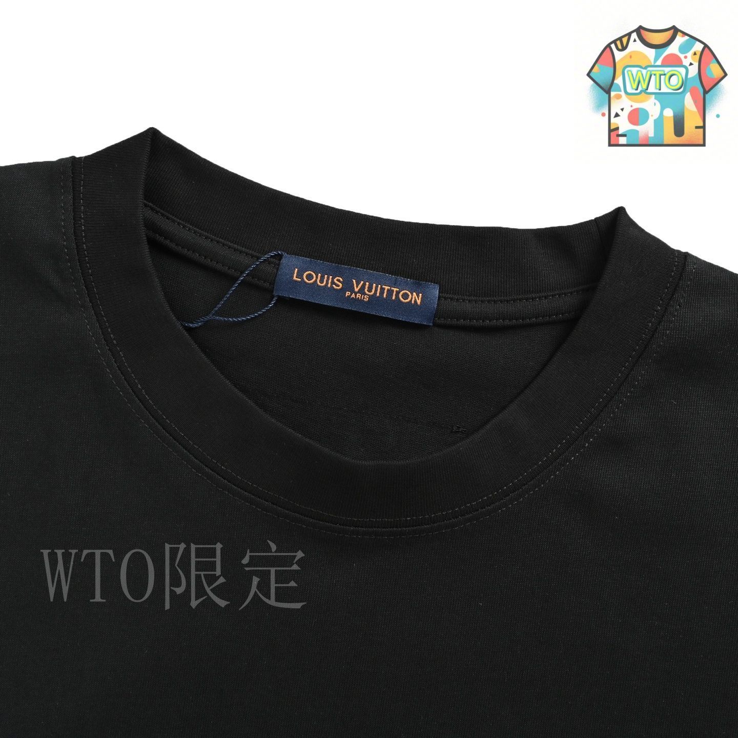 大人カジュアルに☆LOUIS VUITTON☆ステンシルロゴT 今日特価】Louis Vuitton ルイ・ヴィトン 25ss グラデーション
