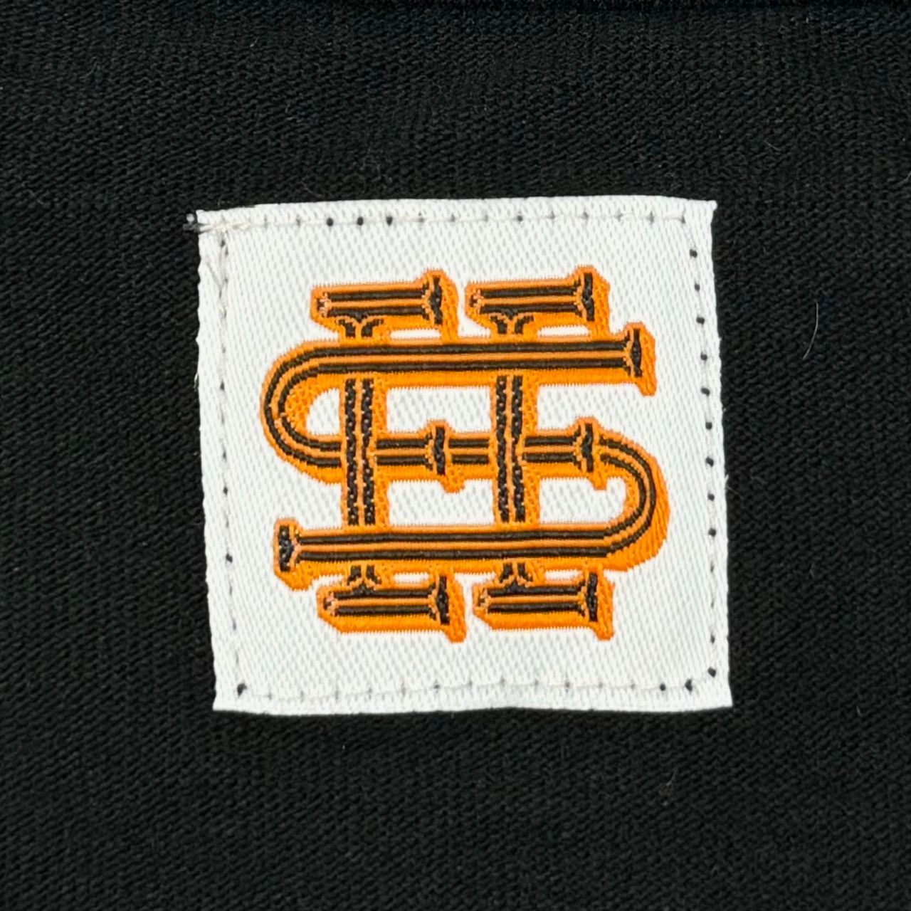 未使用品 SEESEE 24SS Super Big Round Gritter Boarder Tee Black 