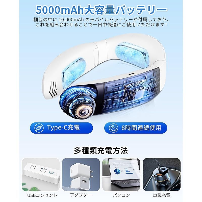 新品Q4355 COOLiFY Air 首掛け扇風機 楽天市場】【2025年革新型 ネック