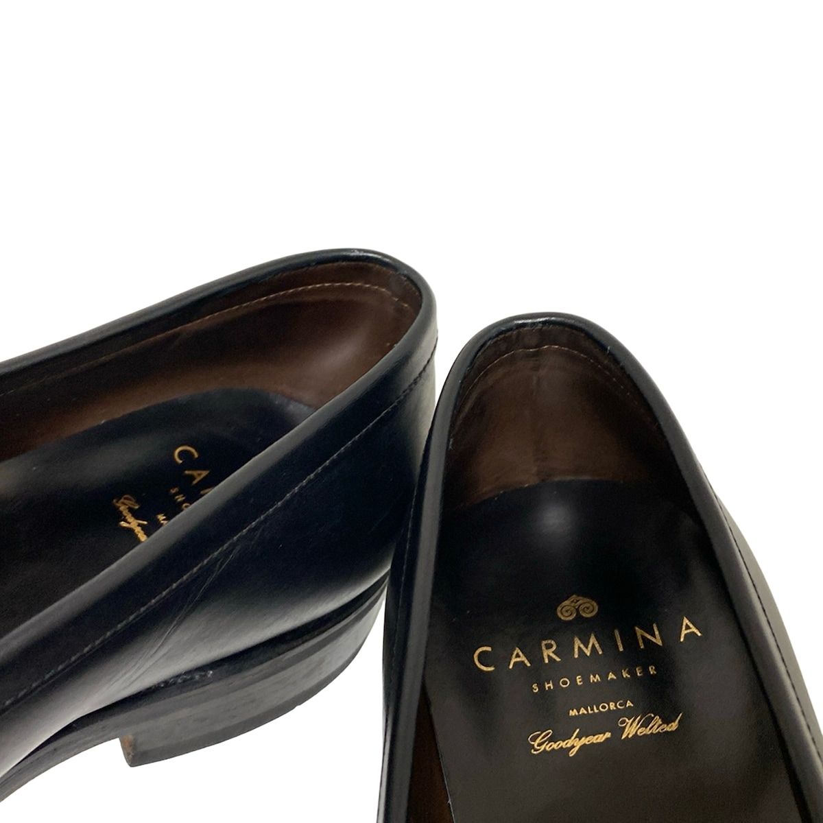 CARMINA カルミナ ローファー 51 2 メンズ - 黒 レザー WWW_SMP1DAWEKUDUS_SCH_ID