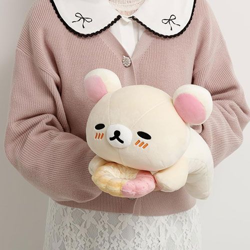 お値下げ☆リラックマ&コリラックマ ミスドコラボ ドーナツまくまくクッション ドーナツまくまくクッション ミスドコラボ リラックマ