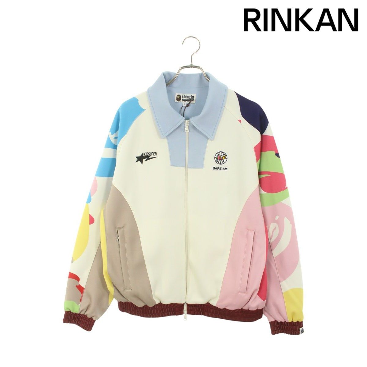 アベイシングエイプ ×キッドスーパー KidSuper 001LJL231906C パッチワークトラックジャケットブルゾン メンズ M