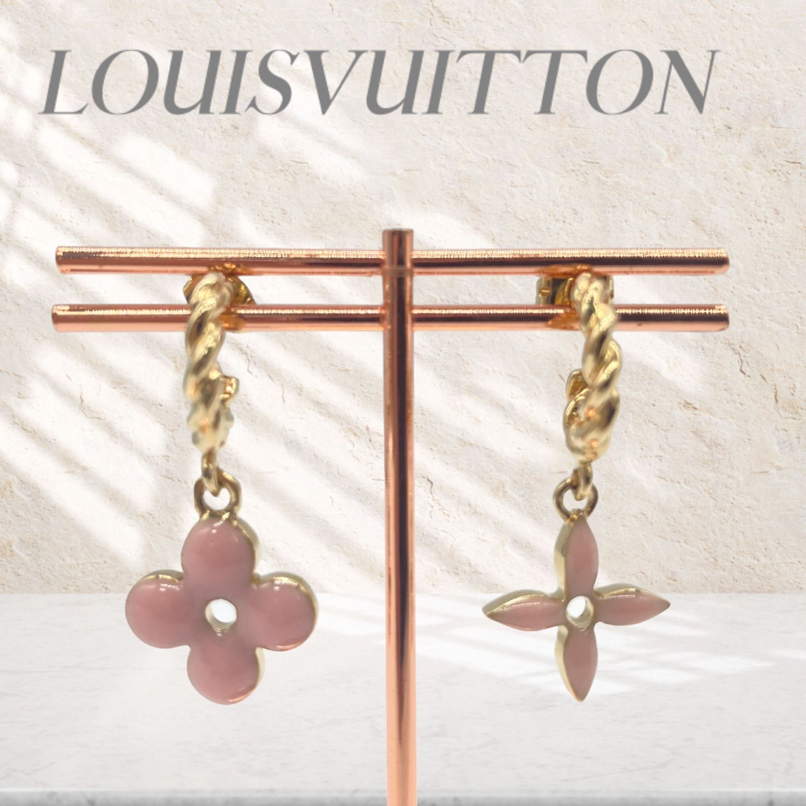 Louis Vuitton ブークルドレイユ スウィート モノグラム ピアス