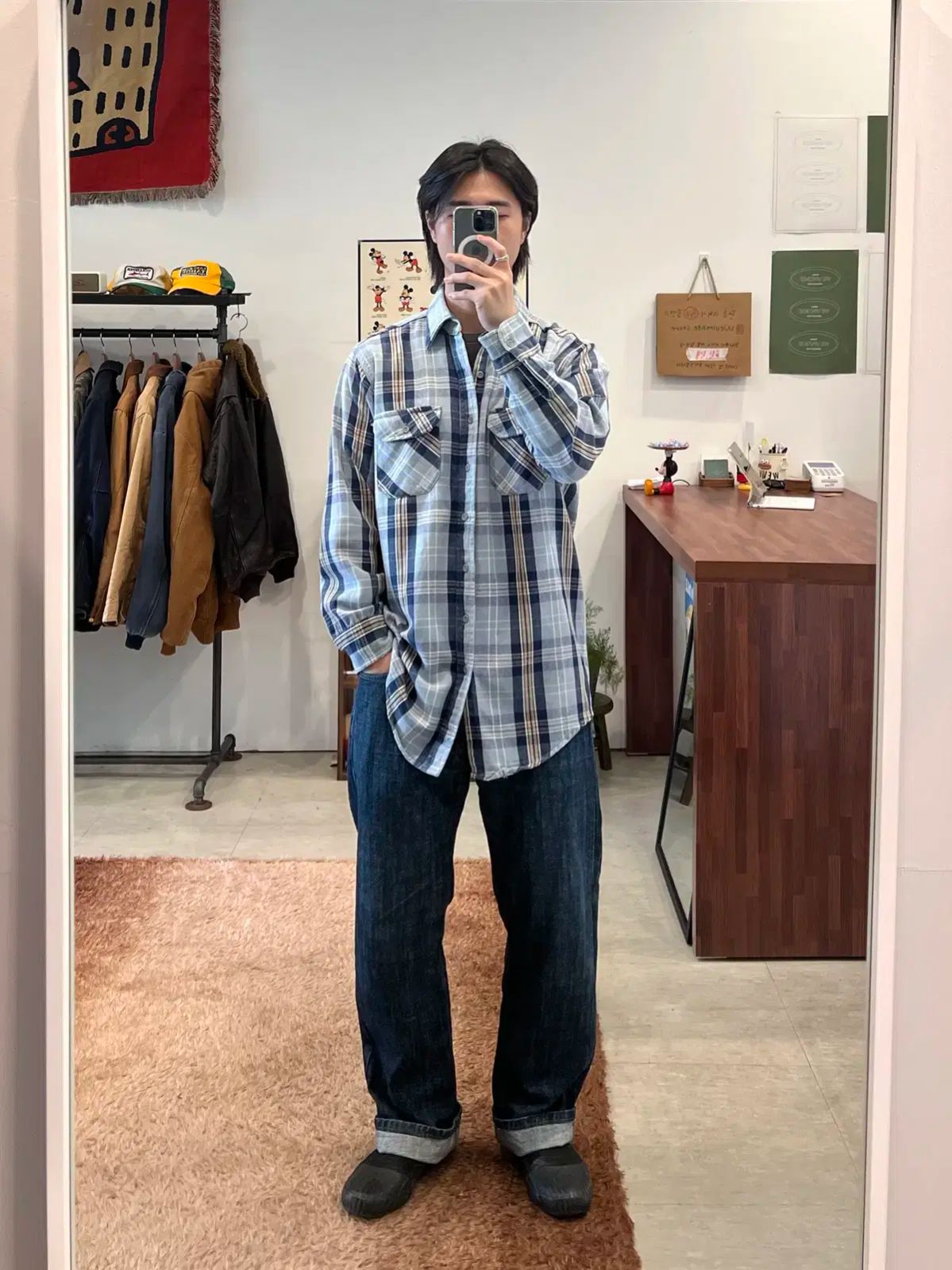 70-80s Frostproof ヴィンテージ コットン フランネル CHECK シャツ USA