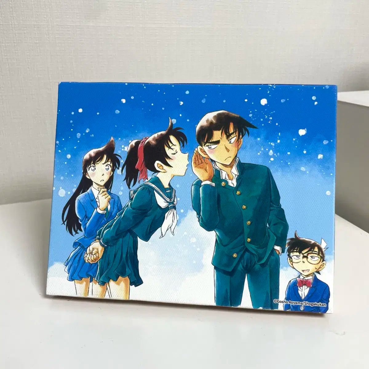 江戸川 コナン 30 周年 展示会 服部 平次 カズハ(KAZUHA・中村 一葉) カンバス キャンバス 額縁 f