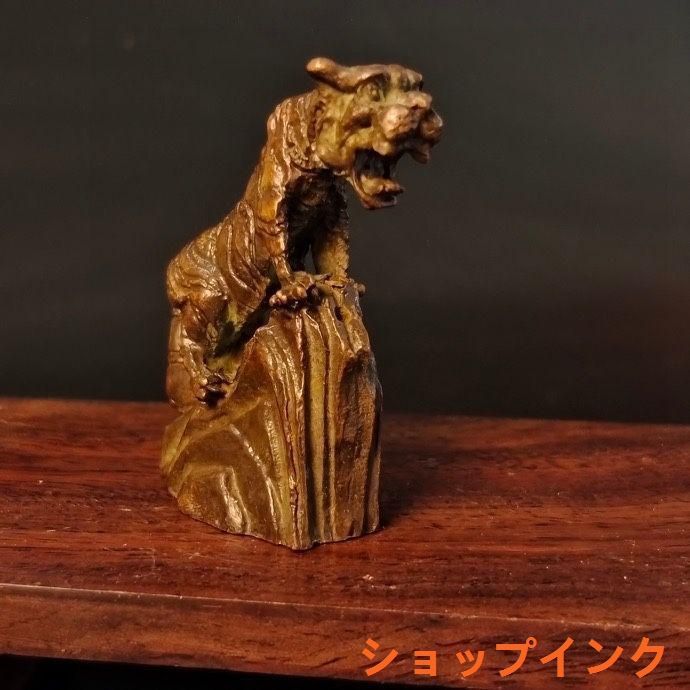 N*5様 銅製置物　鰐　クロコダイル　香道具　茶道具　銅虫作　銅製　金工品 金メッキ 銅製置物 鰐 クロコダイル 香道具 茶道具など 銅虫作