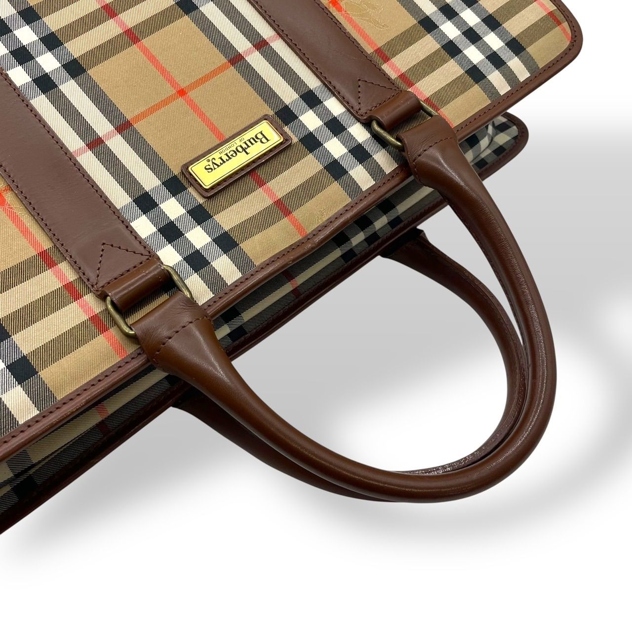 極美品 Burberry Boston bag Nova check バーバリー ボストンバッグ 