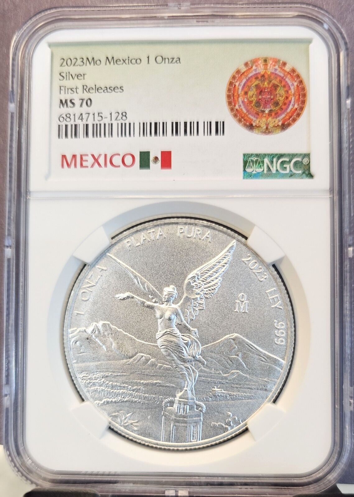 2025 MEXICO SILVER LIBERTAD 1 ONZA NGC MS 70 FIRST RELEASES