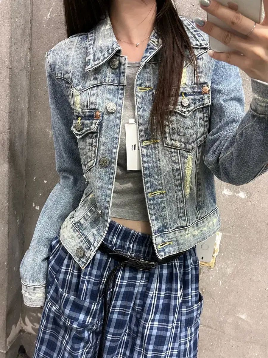 TrueReligion TRUE RELIGION トゥルーレリジョン ウォッシュ デニムジャケット